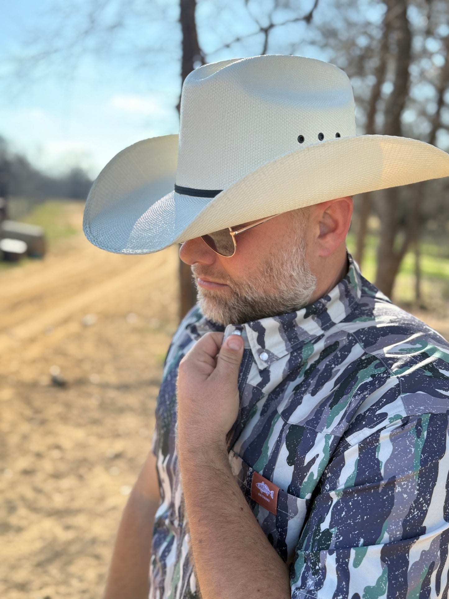 Backwater Camo Pearl Snap