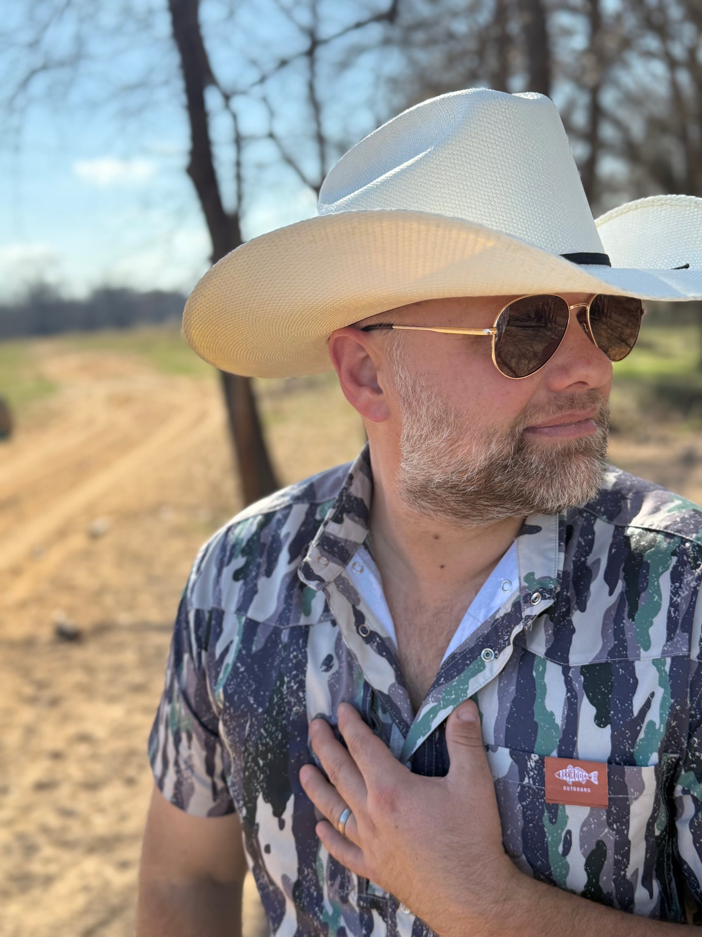 Backwater Camo Pearl Snap