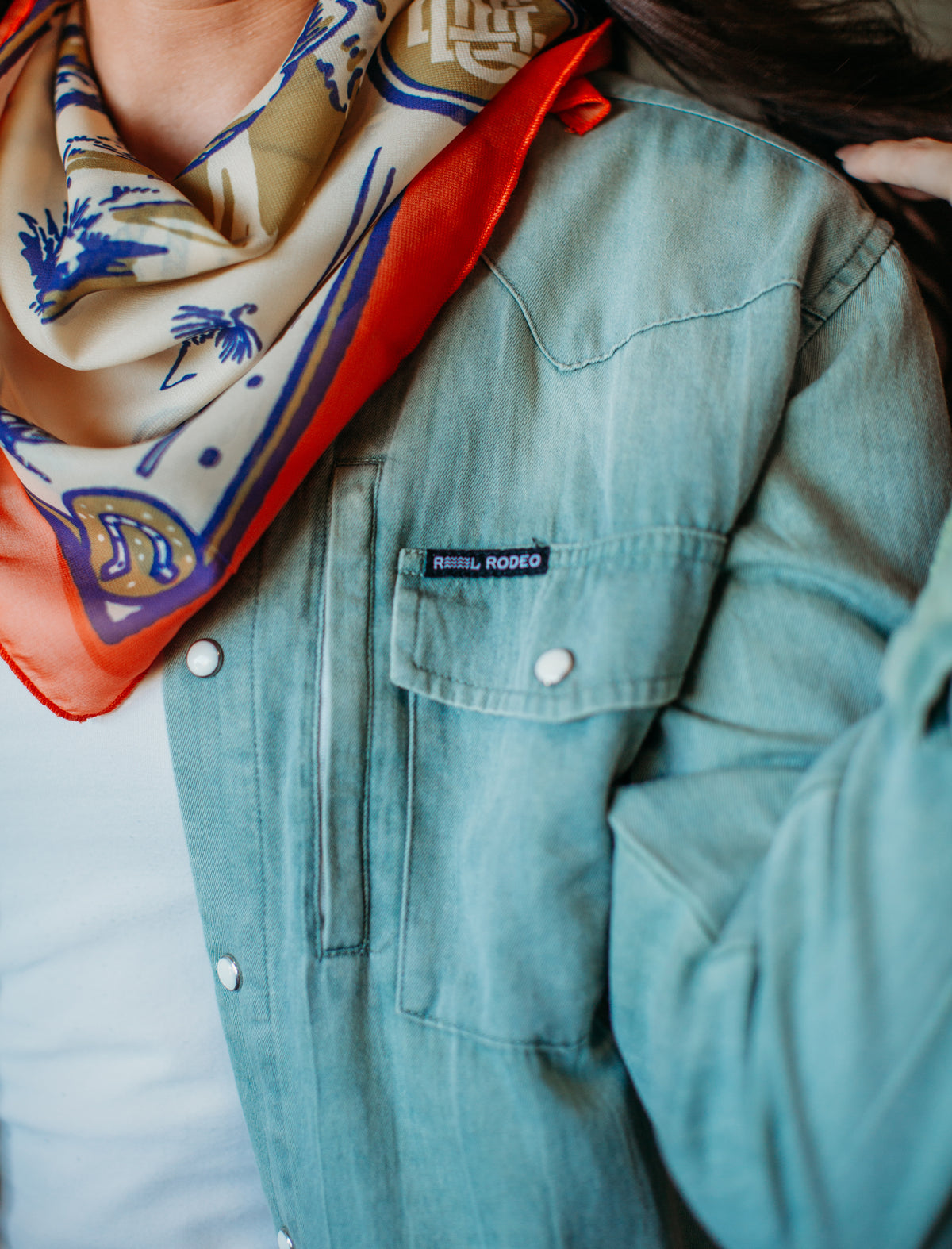 Texas Sage - vintage washed denim